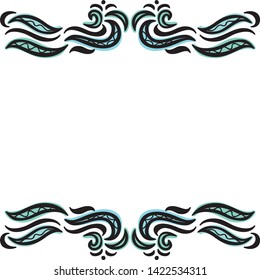 Beautiful sea background. Vector illustration