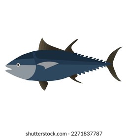 A beautiful sea fish vector artwork