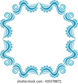 Beautiful sea frame