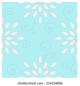 beautiful seamless abstract floral pattern