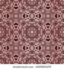 Beautiful Seamless abstract floral pattern. Vector illustration image