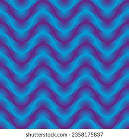 Beautiful seamless abstract wavy-circular pattern for background, wallpaper, wrapping paper, fabric, textiles, decor