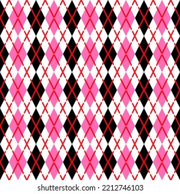 beautiful seamless argyle pattern design