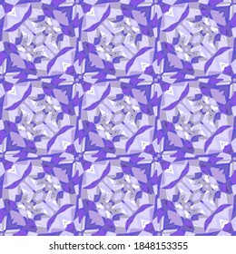 Hermoso fondo transparente con cristales amatistas. Hay una opción en el vector.
