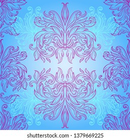 Beautiful seamless background in elegant twisted patterns