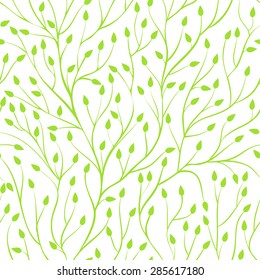Beautiful seamless background with tree branches. Perfect  background greeting cards and invitations to the wedding, birthday, mother's day and other seasonal holidays
