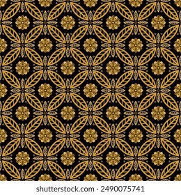 Beautiful seamless batik background.  Textile Digital motif pattern textile background. ethnic traditional style vector.