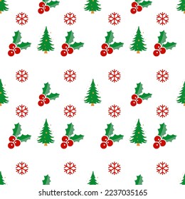 Beautiful seamless christmas pattern background