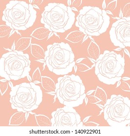 Beautiful Seamless color rose pattern