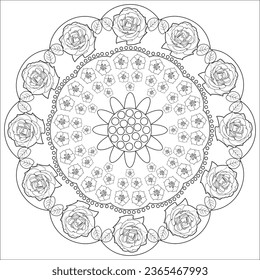 Beautiful and seamless concept. Abstract mandala pattern, blooming koleidoscope theme. Great for corporate, business and decoration
