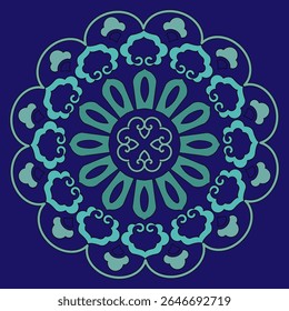 Beautiful and seamless concept. Abstract mandala pattern, blooming koleidoscope theme. Great for corporate, business and decoration
