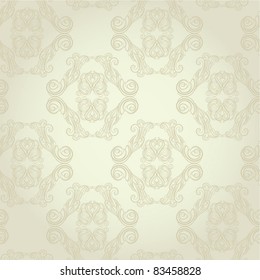 beautiful seamless damask background