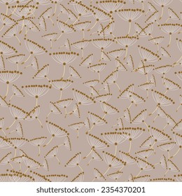 Hermoso diseño de flor de diente de león para decoración, papel de pared, papel de envoltura, tela, fondo y más.
