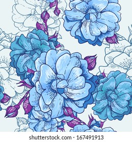 Beautiful Seamless Floral Background