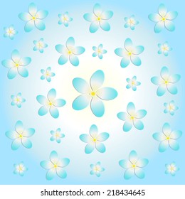 Beautiful seamless floral background