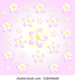 Beautiful seamless floral background
