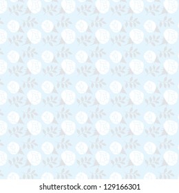 Beautiful seamless floral background with flowers and leaves. Vector art./ Roze pattern