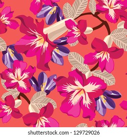 Beautiful seamless floral pattern