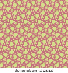 Beautiful seamless floral pattern