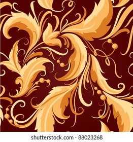 Beautiful seamless floral pattern