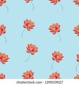 Beautiful seamless floral pattern background