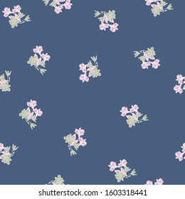 Beautiful seamless floral pattern background. Tropical flowers vector illustration.
