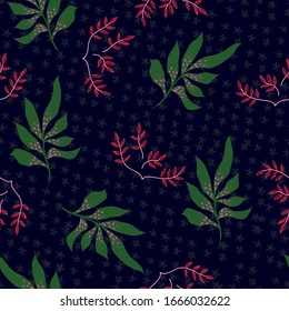 Beautiful seamless floral pattern background.
