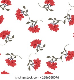 Beautiful seamless floral pattern background.