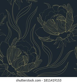 Beautiful seamless floral pattern background