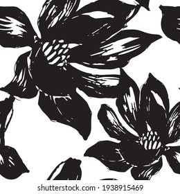 Beautiful seamless floral pattern background.