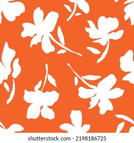 Beautiful seamless floral pattern background.