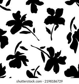Beautiful seamless floral pattern background.