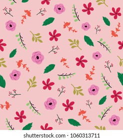 Beautiful Seamless Floral pattern design