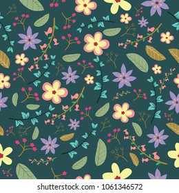 Beautiful Seamless Floral pattern design
