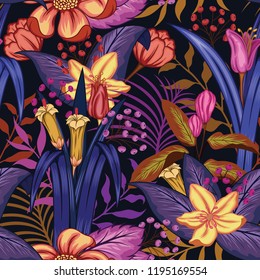 Beautiful Seamless Floral pattern design