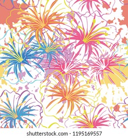 Beautiful Seamless Floral pattern design