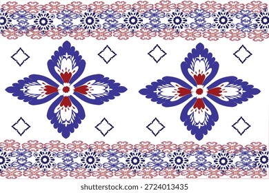 Hermoso patrón floral sin fisuras con flores delicadas y Elementos botánicos. Perfecto para la tela, la materia textil, el diseño de moda, el papel de embalaje, y los fondos decorativos.
