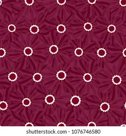Beautiful seamless floral pattern . Flower vector illustration. Field of flowers