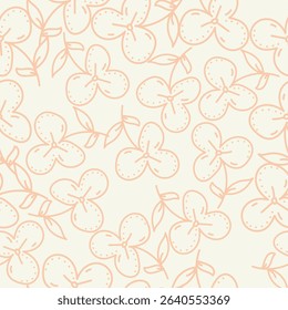 Beautiful seamless floral pattern . Flower vector illustration. Field of flowers