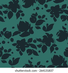 Beautiful seamless floral pattern, flower vector illustration. Vector seamless background.  Design for fabrics, textiles, paper, wallpaper, web. Floral ornament. 
