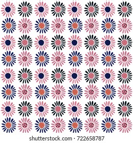 Beautiful seamless floral pattern. Hand drawn vector illustration.