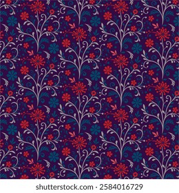 beautiful seamless floral pattern for print on demand wallpaper bedding and home textiles