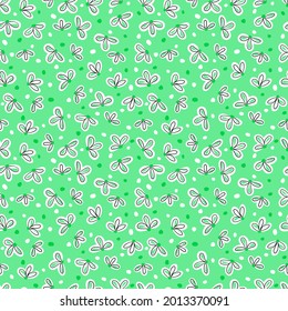 Beautiful seamless floral pattern. Summer flowers. Floral seamless pattern .Seamless pattern with flowers, leaves. Great for fabric, textile. Minimal design in trendy colors. Vector Illustration.
