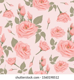 Beautiful Seamless Floral Pattern In Vector. Great for summer themed fabric, wallpaper, packaging.

