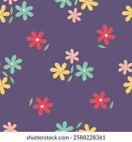 Beautiful Seamless Floral Pattern In Vector
