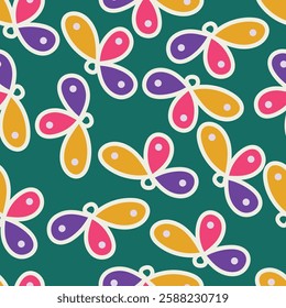 Beautiful Seamless Floral Pattern In Vector