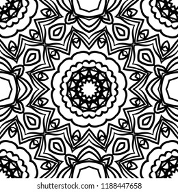 Beautiful seamless flower ornament Vector illustration. Abstract. paper for scrapbook