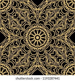 Beautiful seamless flower ornament Vector illustration. Abstract. paper for scrapbook