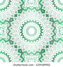 Beautiful seamless flower ornament Vector illustration. Abstract