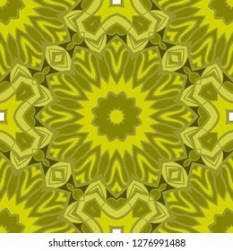 Beautiful seamless flower ornament Vector illustration. Abstract